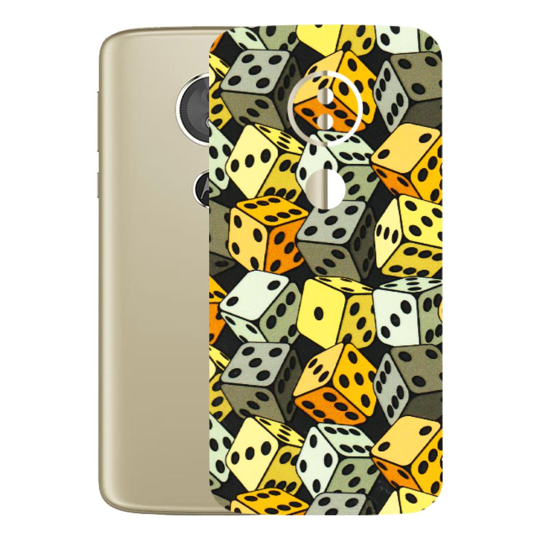 Motorola Phone Skins (All Models) - Dices Of Life - 3D Embossed Finish (L-04) Motorola Moto E5