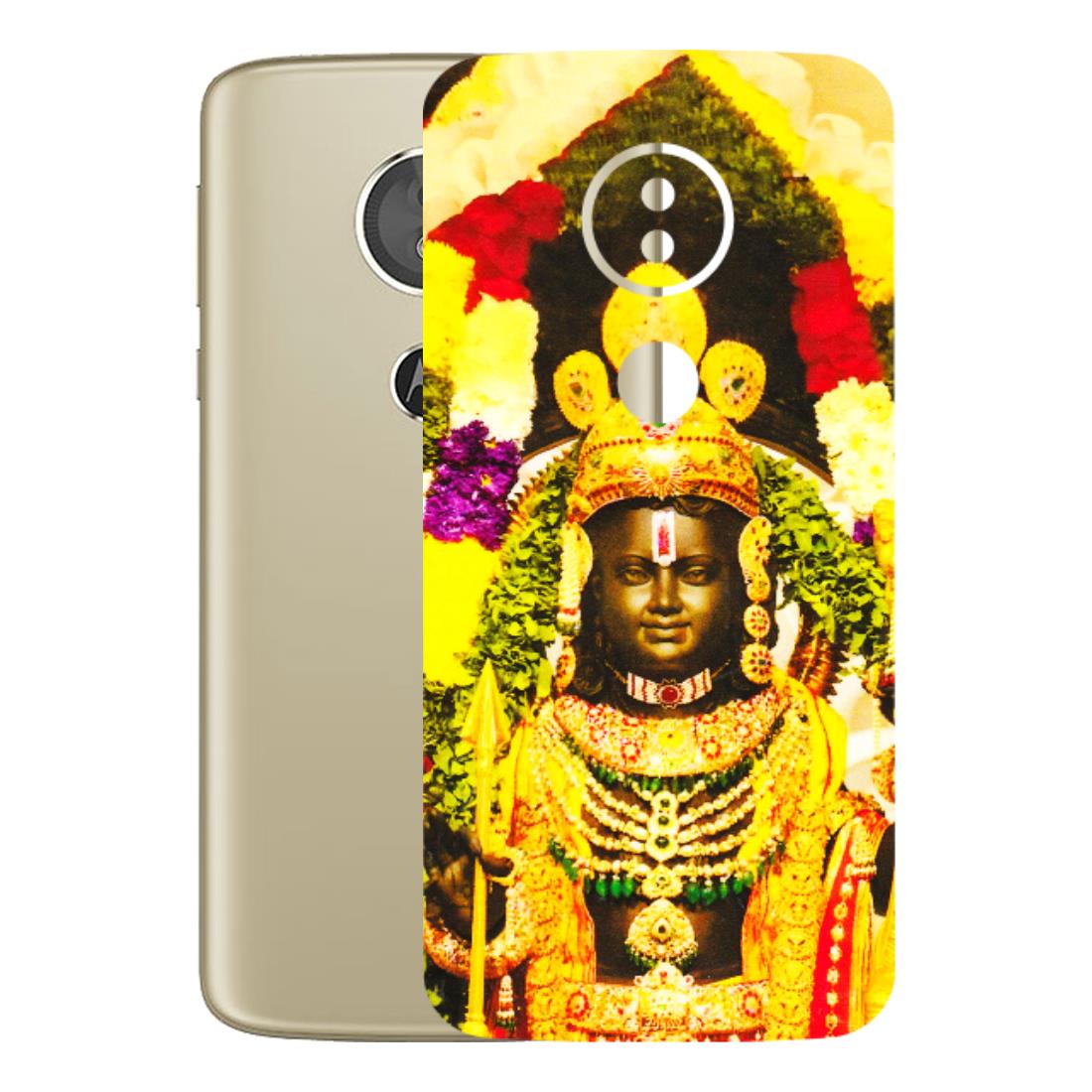 Motorola Phone Skins (All Models) - Ram Lalla Ayodhya - 3D Embossed Finish (L-103) Motorola Moto E5