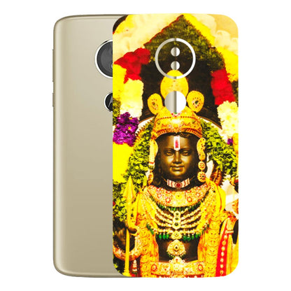 Motorola Phone Skins (All Models) - Ram Lalla Ayodhya - 3D Embossed Finish (L-103) Motorola Moto E5