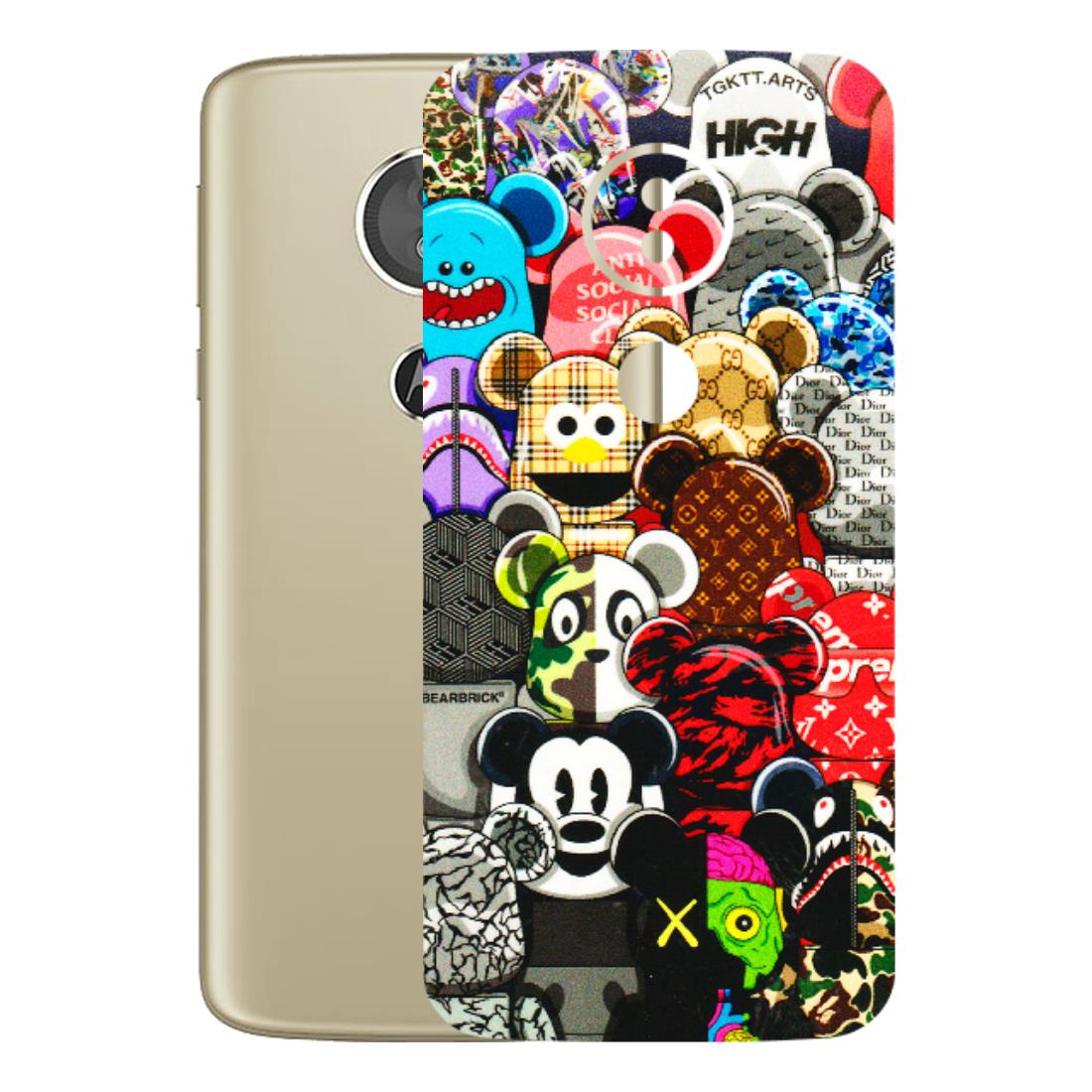 Motorola Phone Skins (All Models) - More Mickey Mouses - 3D Embossed Finish (L-118) Motorola Moto E5