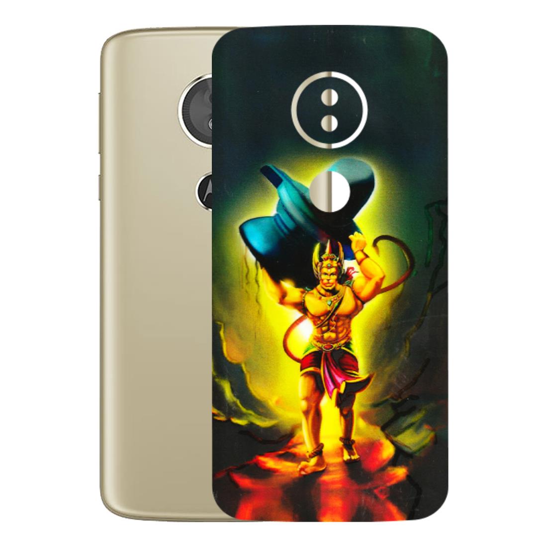 Motorola Phone Skins (All Models) - Hanuman Ji - 3D Embossed Finish (L-128) Motorola Moto E5