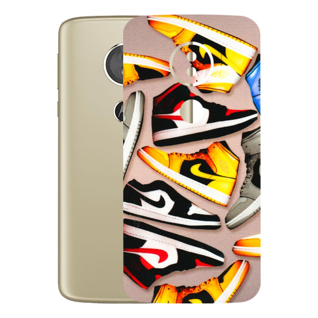 Motorola Phone Skins (All Models) - Sneaker Lover - 3D Embossed Finish (L-135) Motorola Moto E5