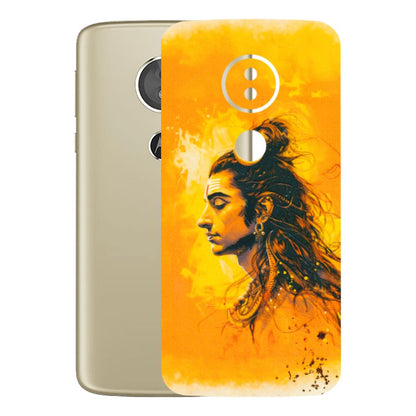 Motorola Phone Skins (All Models) - Shiv Shakti - 3D Embossed Finish (L-14) Motorola Moto E5