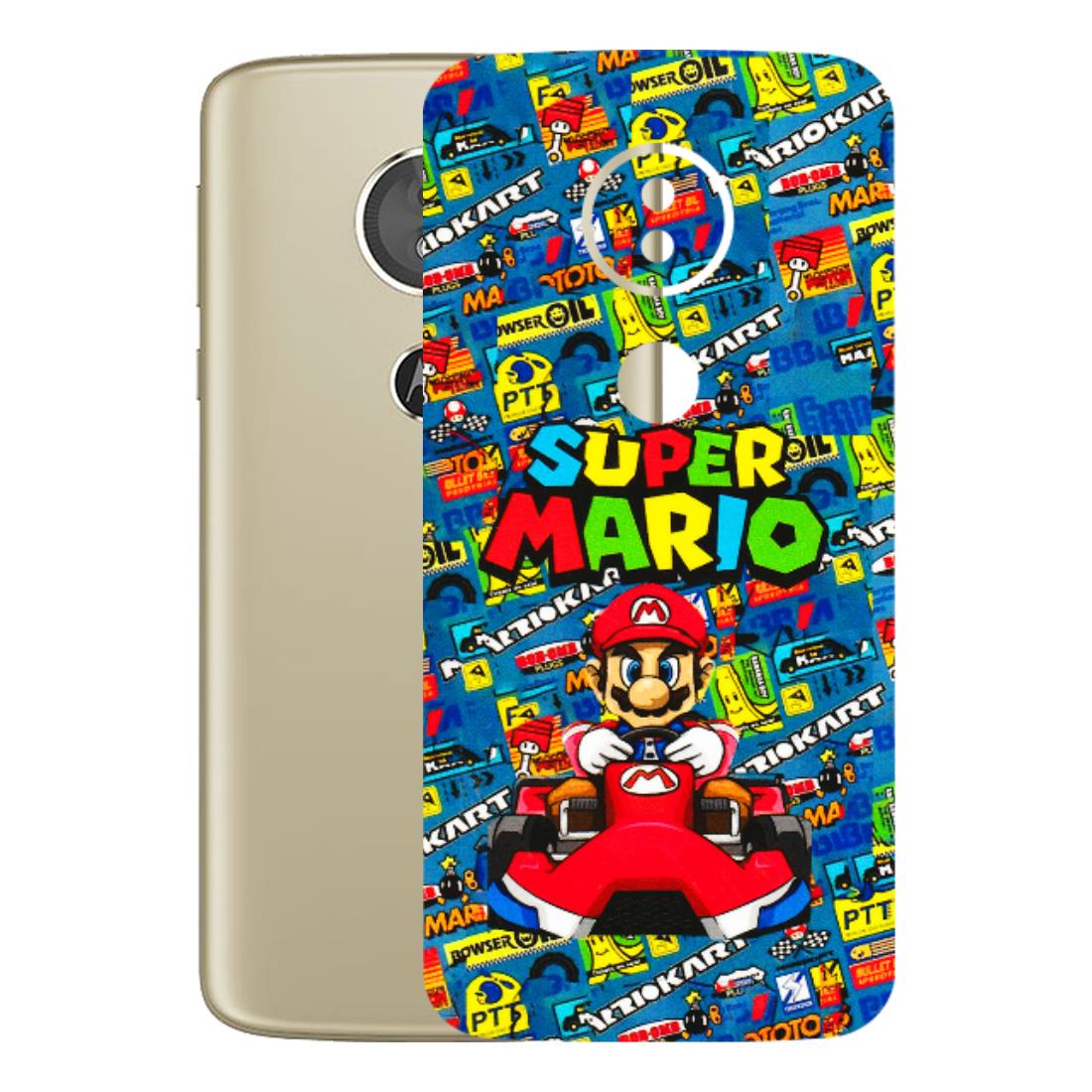 Motorola Phone Skins (All Models) - Super Mario Kart - 3D Embossed Finish (L-140) Motorola Moto E5