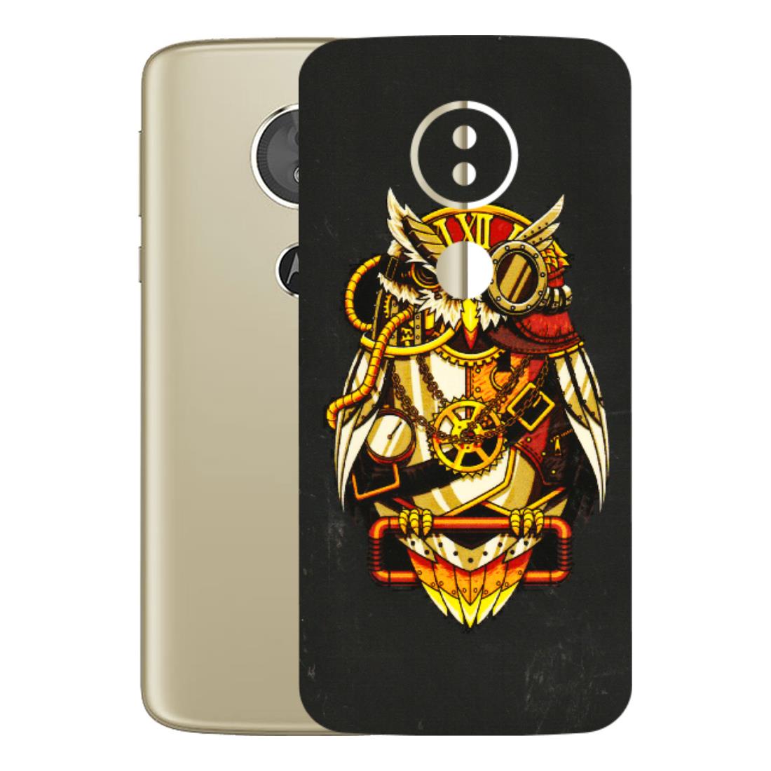 Motorola Phone Skins (All Models) - Classy Smart Owl - 3D Embossed Finish (L-144) Motorola Moto E5