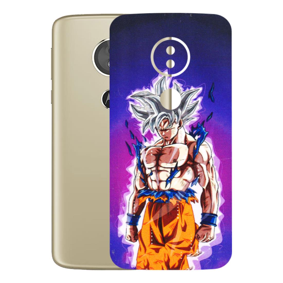 Motorola Phone Skins (All Models) - Goku Purple Anime - 3D Embossed Finish (L-147) Motorola Moto E5