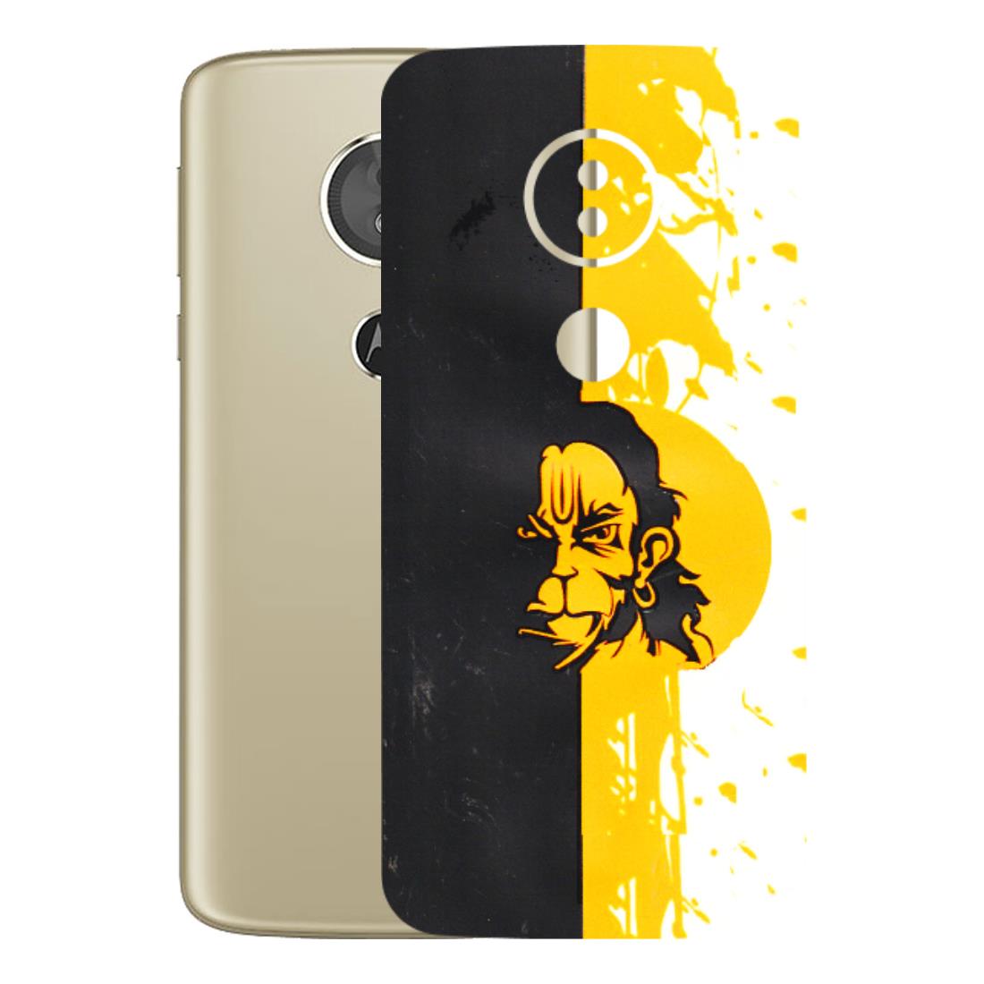 Motorola Phone Skins (All Models) - Bajrangbali - 3D Embossed Finish (L-151) Motorola Moto E5