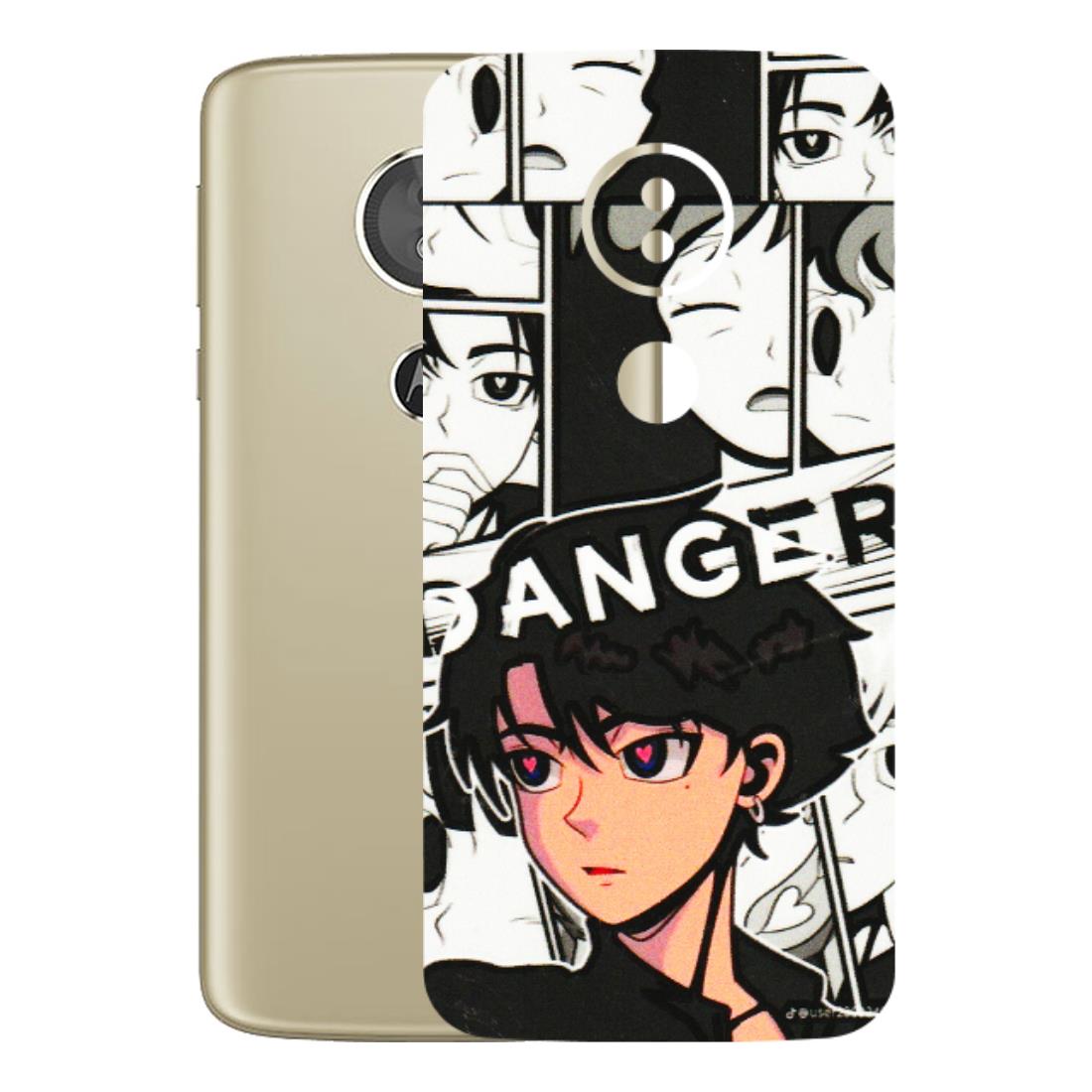 Motorola Phone Skins (All Models) - Danger Anime - 3D Embossed Finish (L-155) Motorola Moto E5
