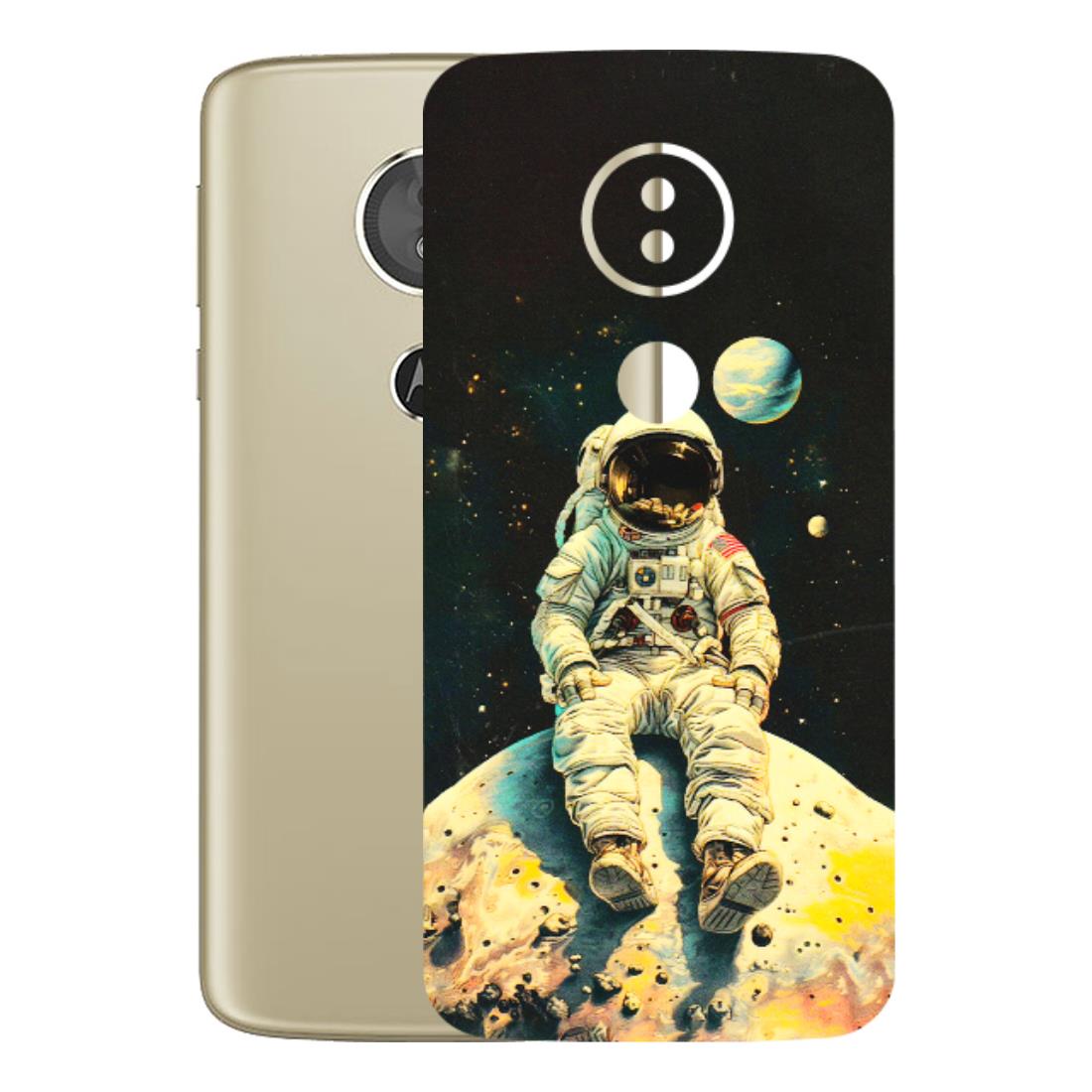 Motorola Phone Skins (All Models) - Astronaut in Space - 3D Embossed Finish (L-16) Motorola Moto E5