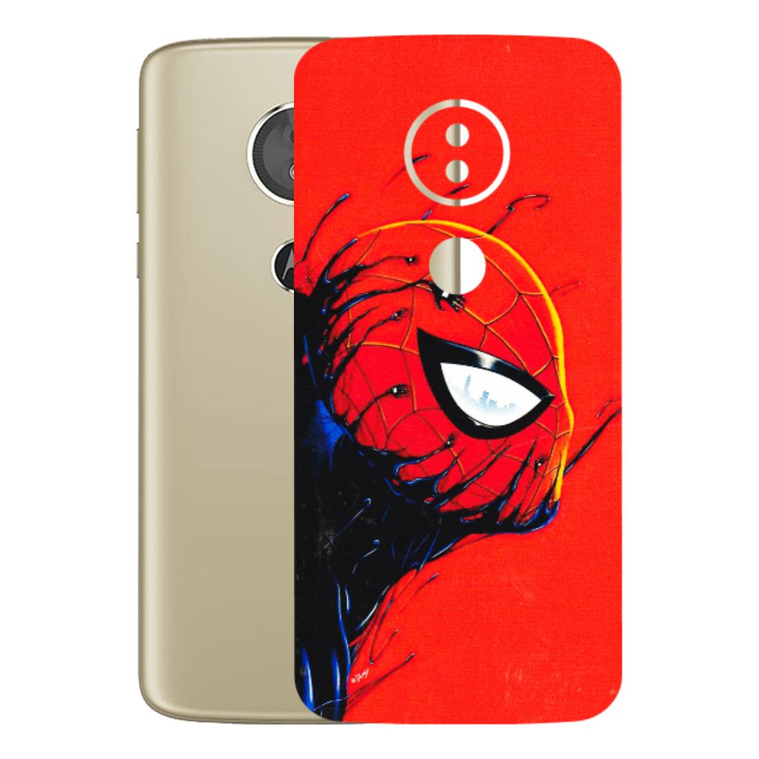 Motorola Phone Skins (All Models) - Spiderman Face Venom - 3D Embossed Finish (L-165) Motorola Moto E5