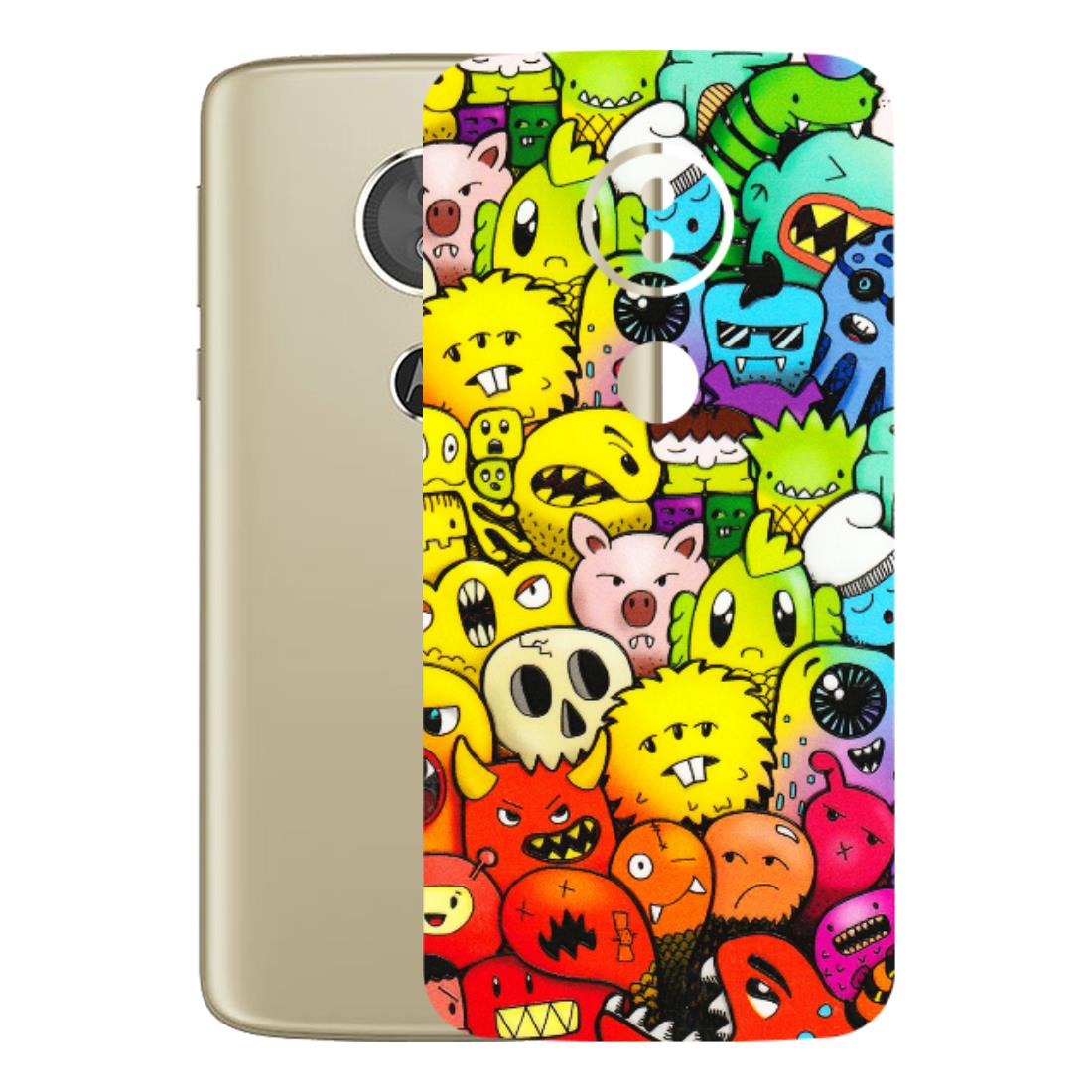 Motorola Phone Skins (All Models) - Angry Funkies - 3D Embossed Finish (L-169) Motorola Moto E5