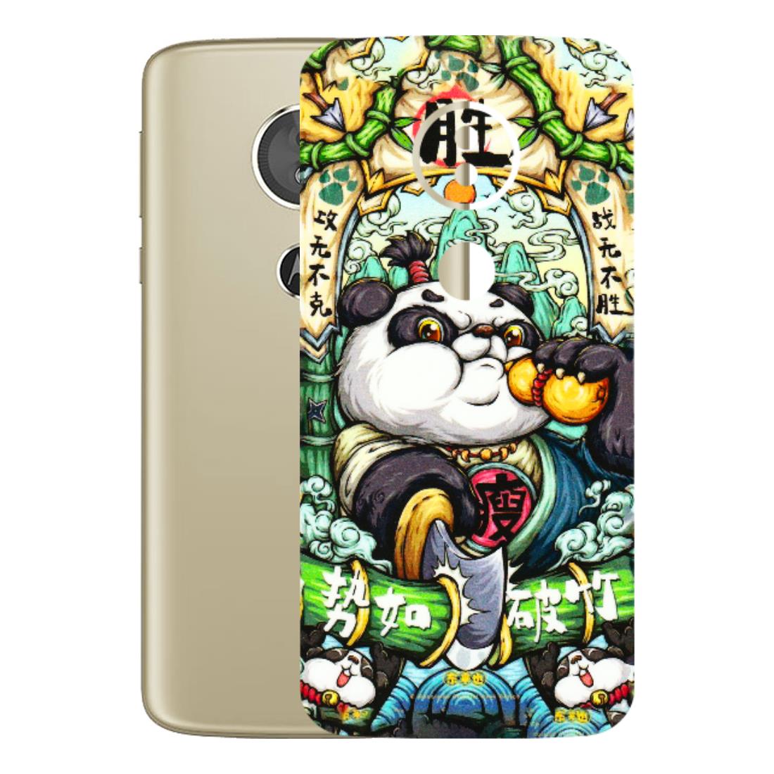Motorola Phone Skins (All Models) - Royal Rich Panda - 3D Embossed Finish (L-170) Motorola Moto E5