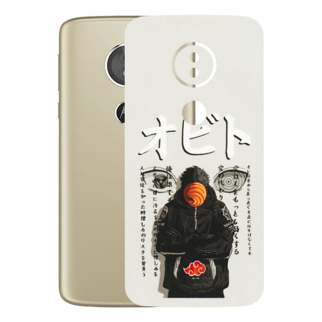 Motorola Phone Skins (All Models) - Obito Anime Eye - 3D Embossed Finish (L-19) Motorola Moto E5