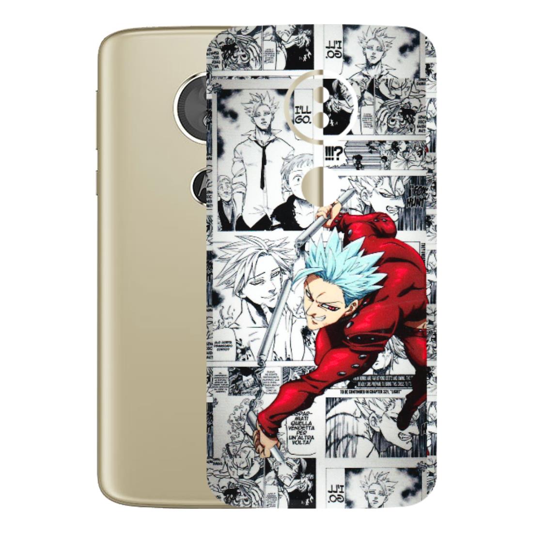 Motorola Phone Skins (All Models) - Anime Comic - 3D Embossed Finish (L-192) Motorola Moto E5