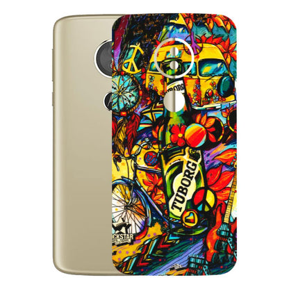 Motorola Phone Skins (All Models) - Cool Beer Bottle - 3D Embossed Finish (L-193) Motorola Moto E5