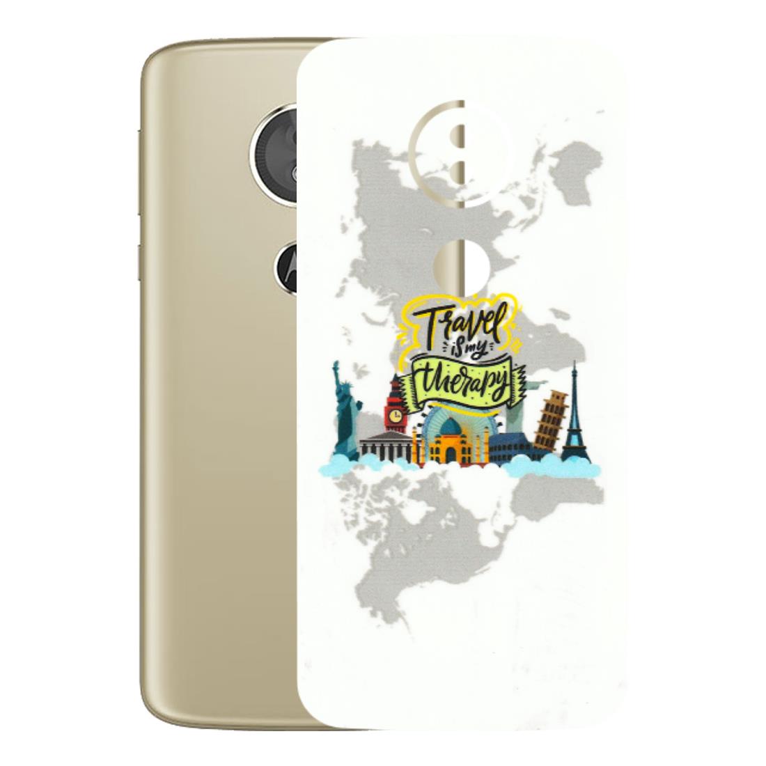 Motorola Phone Skins (All Models) - Travel Therapy - 3D Embossed Finish (L-199) Motorola Moto E5