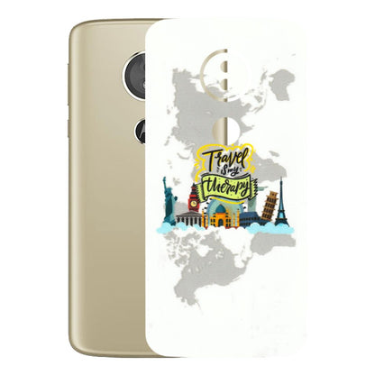 Motorola Phone Skins (All Models) - Travel Therapy - 3D Embossed Finish (L-199) Motorola Moto E5