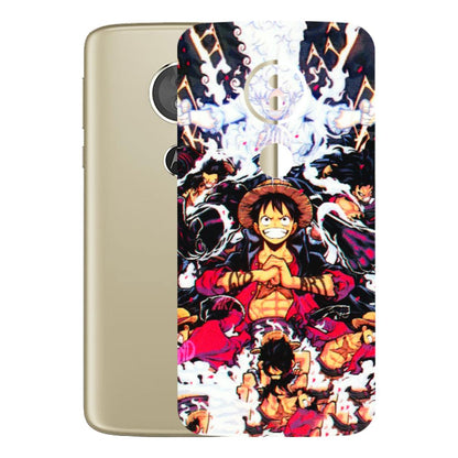 Motorola Phone Skins (All Models) - Luffy Anime Character - 3D Embossed Finish (L-203) Motorola Moto E5