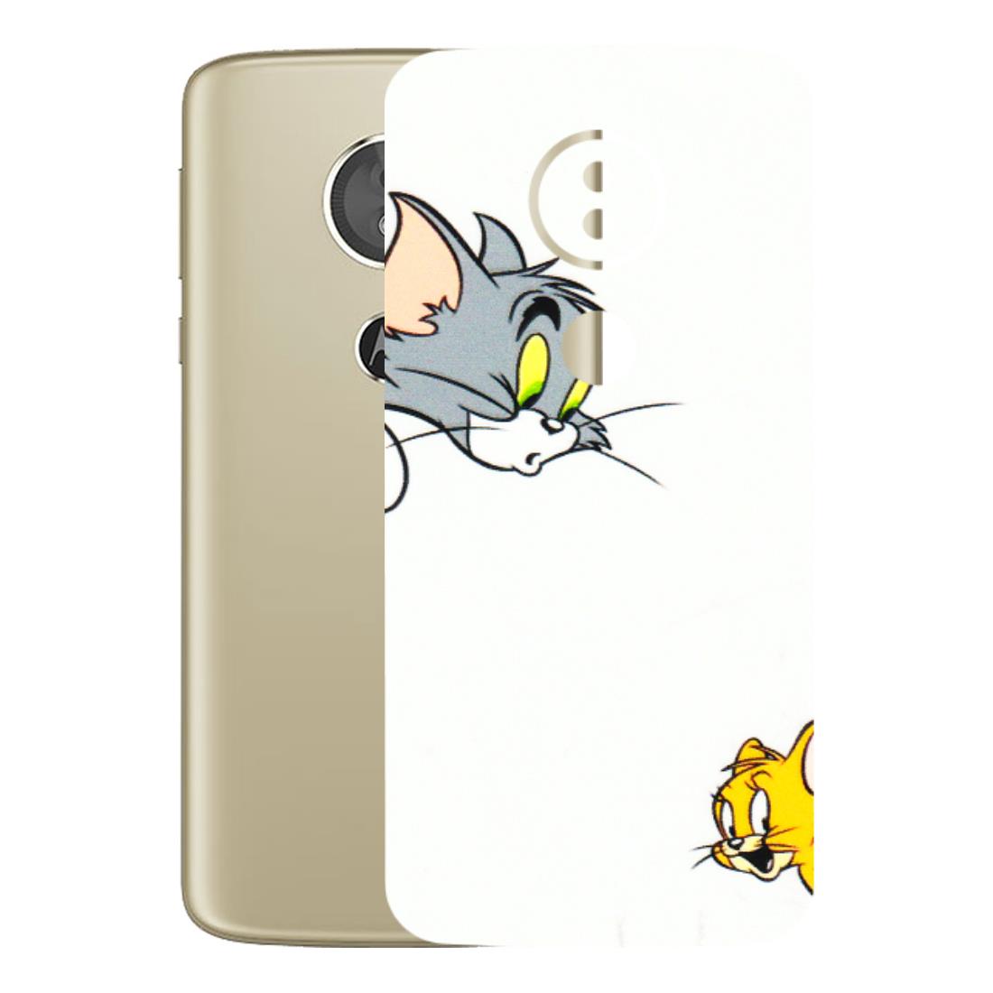 Motorola Phone Skins (All Models) - Cute Tom And Jerry - 3D Embossed Finish (L-220) Motorola Moto E5
