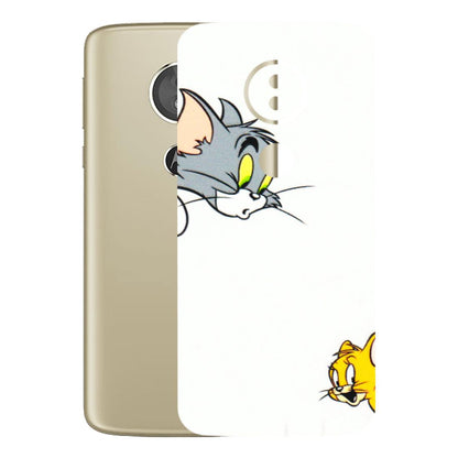 Motorola Phone Skins (All Models) - Cute Tom And Jerry - 3D Embossed Finish (L-220) Motorola Moto E5