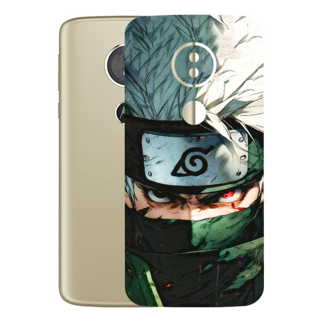 Motorola Phone Skins (All Models) - Kakashi Red Eye Focus - 3D Embossed Finish (L-227) Motorola Moto E5
