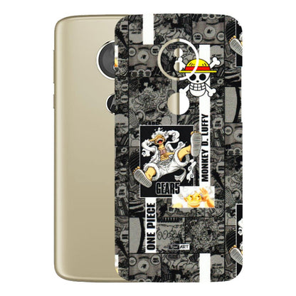 Motorola Phone Skins (All Models) - Cuffy Anime MonkeyCamic - 3D Embossed Finish (L-242) Motorola Moto E5