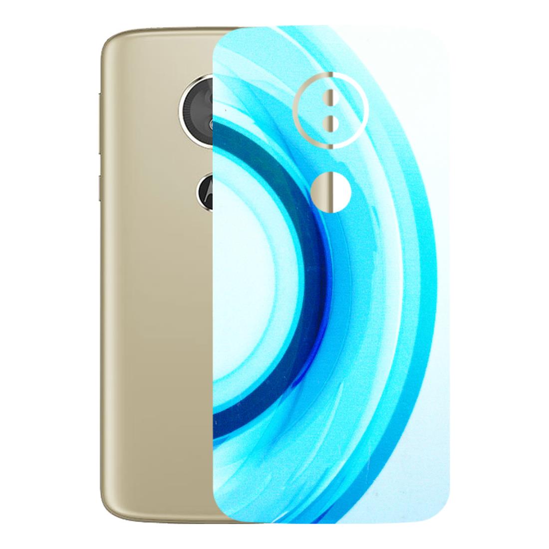Motorola Phone Skins (All Models) - The Blue Curve - 3D Embossed Finish (L-244) Motorola Moto E5