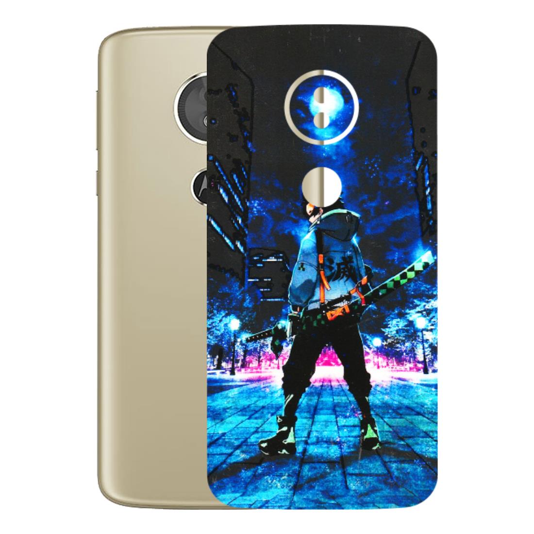 Motorola Phone Skins (All Models) - Demon Slayer Sword - 3D Embossed Finish (L-247) Motorola Moto E5