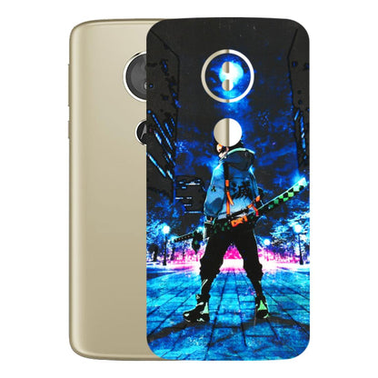 Motorola Phone Skins (All Models) - Demon Slayer Sword - 3D Embossed Finish (L-247) Motorola Moto E5