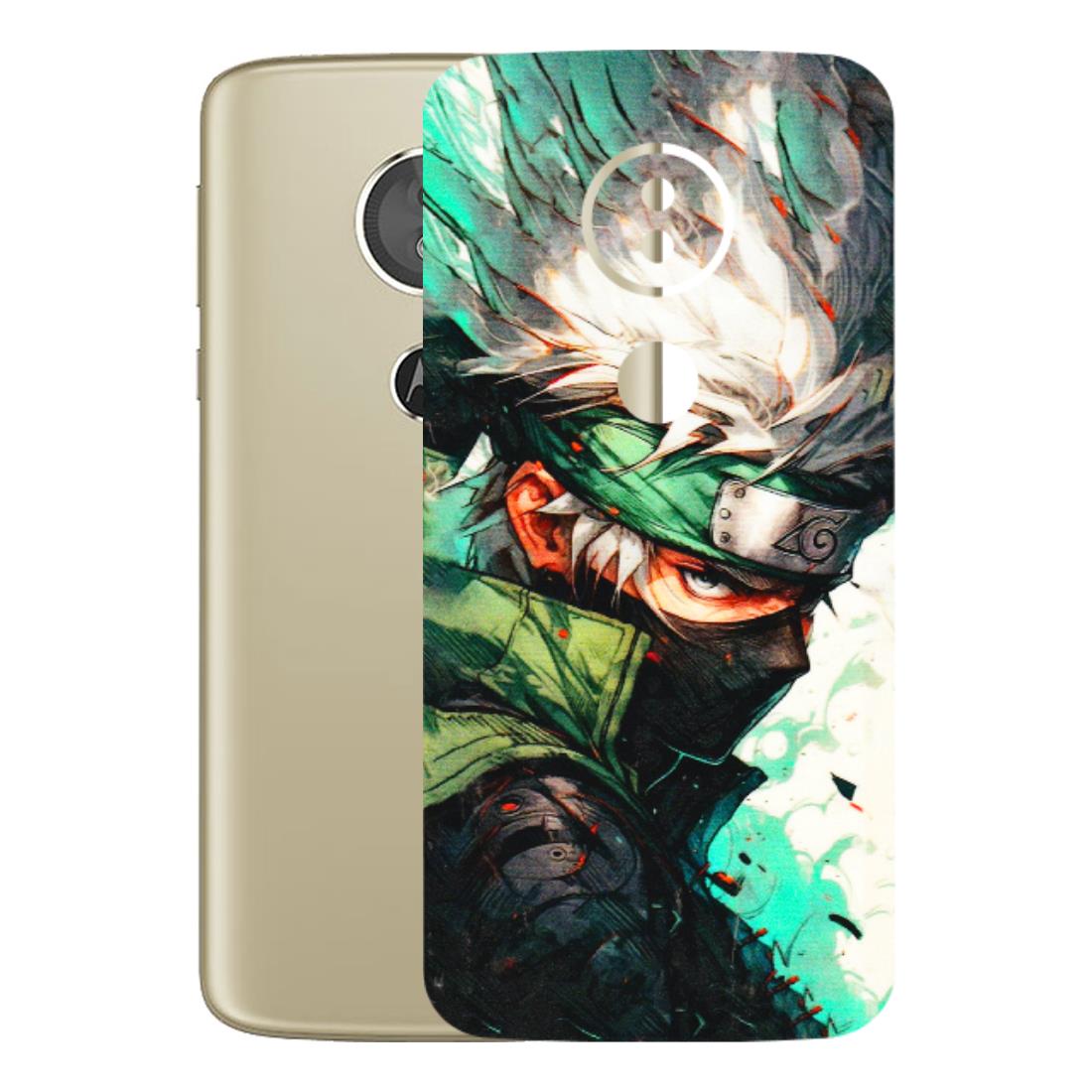 Motorola Phone Skins (All Models) - Kakashi Side Profile - 3D Embossed Finish (L-249) Motorola Moto E5