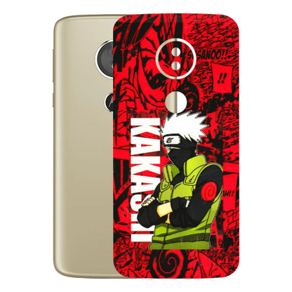 Motorola Phone Skins (All Models) - Kakashi Red Anime - 3D Embossed Finish (L-251) Motorola Moto E5