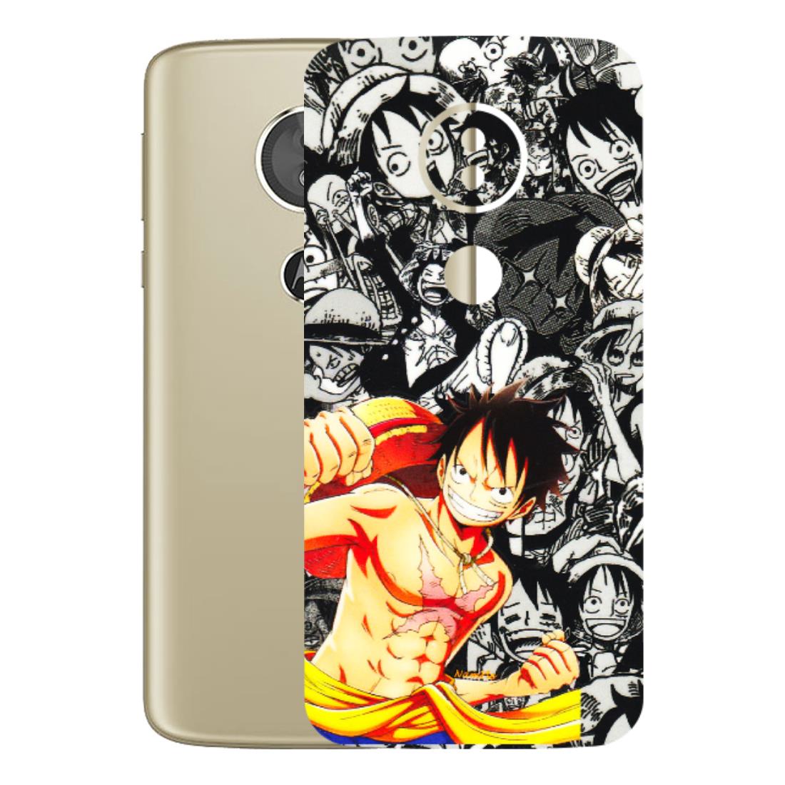 Motorola Phone Skins (All Models) - Anime Comics Games Doodles - 3D Embossed Finish (L-27) Motorola Moto E5