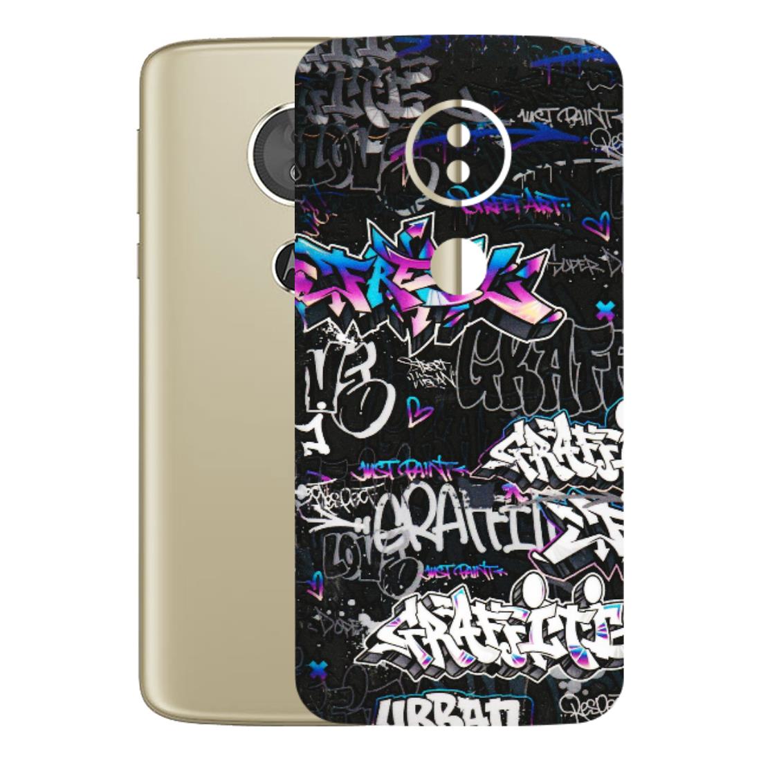 Motorola Phone Skins (All Models) - Graffiti Killer - 3D Embossed Finish (L-274) Motorola Moto E5