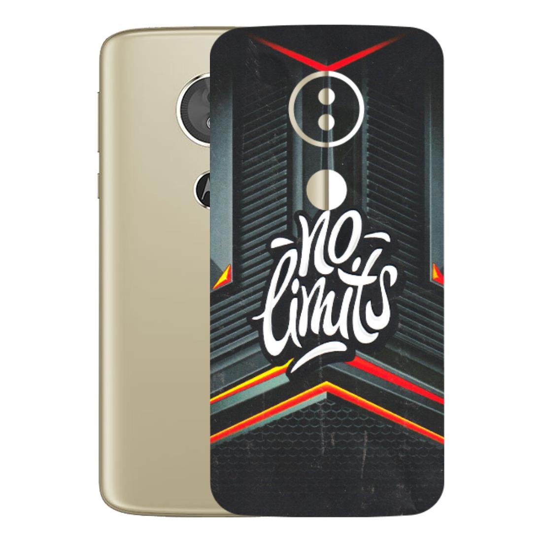 Motorola Phone Skins (All Models) - No Limits - 3D Embossed Finish (L-286) Motorola Moto E5