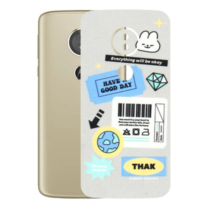 Motorola Phone Skins (All Models) - Will Be Okay Design - 3D Embossed Finish (L-316) Motorola Moto E5
