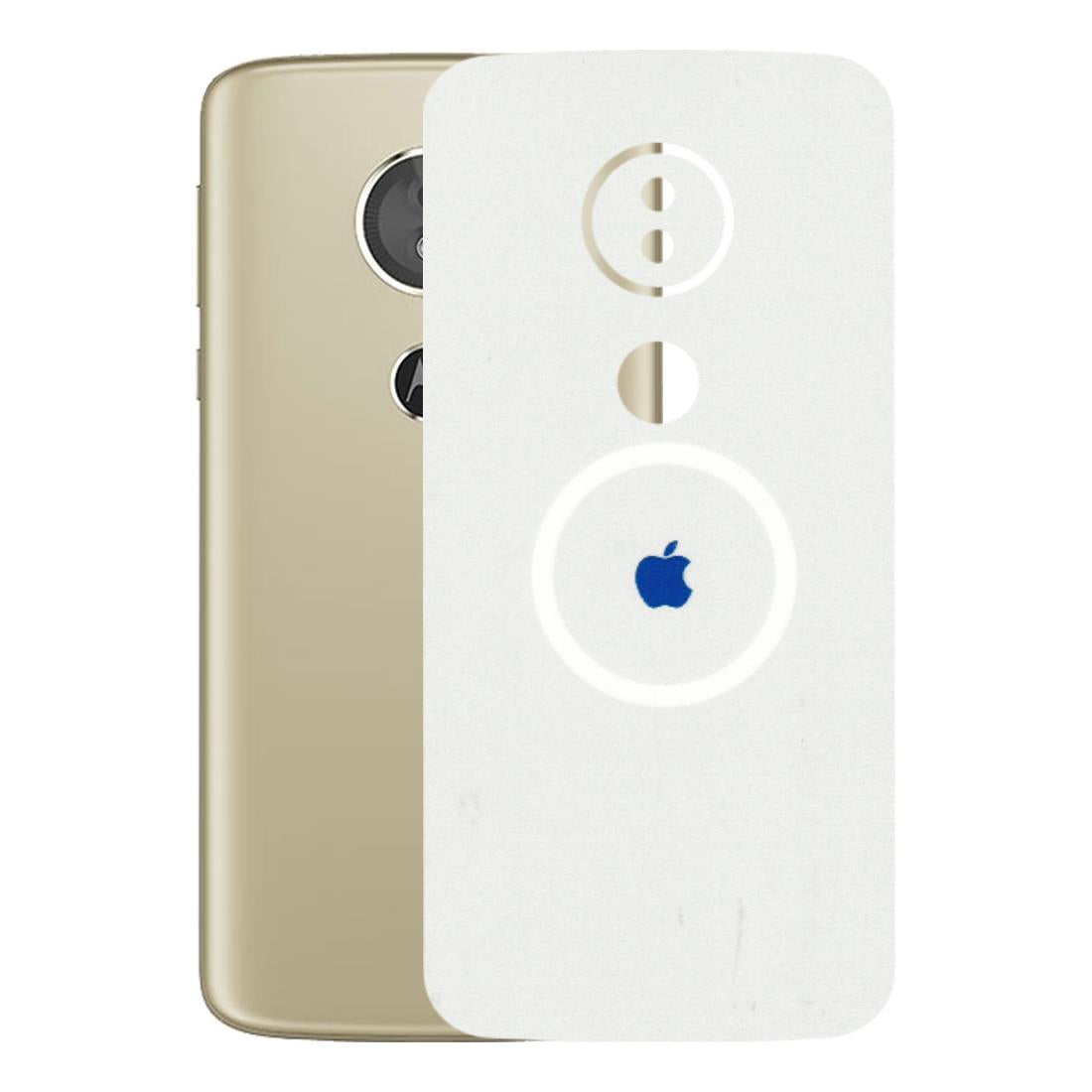 Motorola Phone Skins (All Models) - iPhone Magsafe Logo - 3D Embossed Finish (L-320) Motorola Moto E5