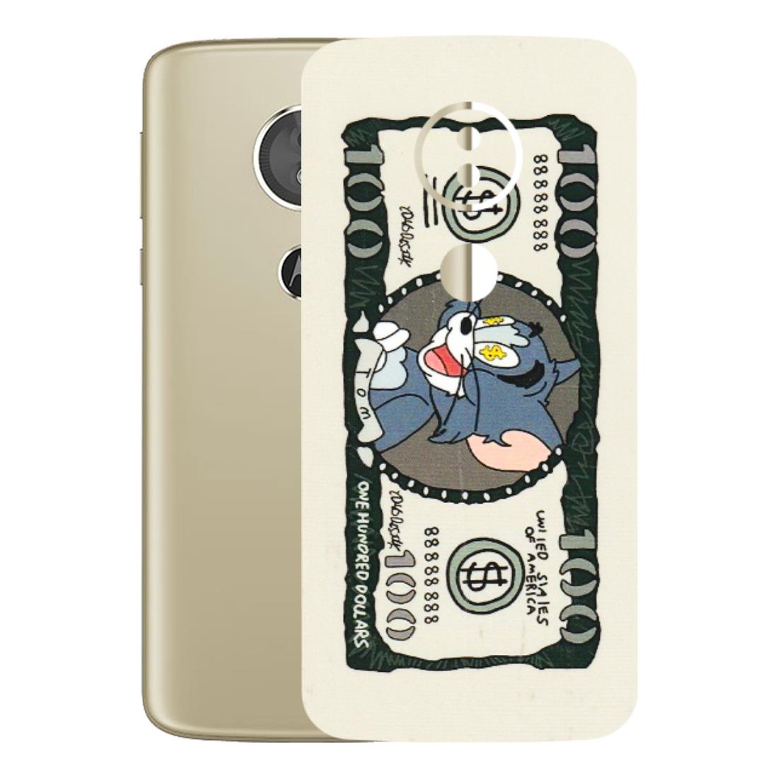 Motorola Phone Skins (All Models) - Tom Hundred Dollar - 3D Embossed Finish (L-324) Motorola Moto E5