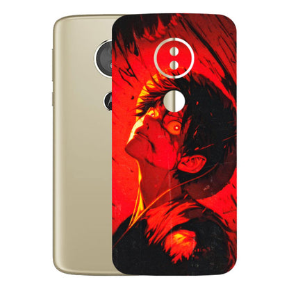 Motorola Phone Skins (All Models) - D.Luffy Power Up One Piece Anime - 3D Embossed Finish (L-326) Motorola Moto E5