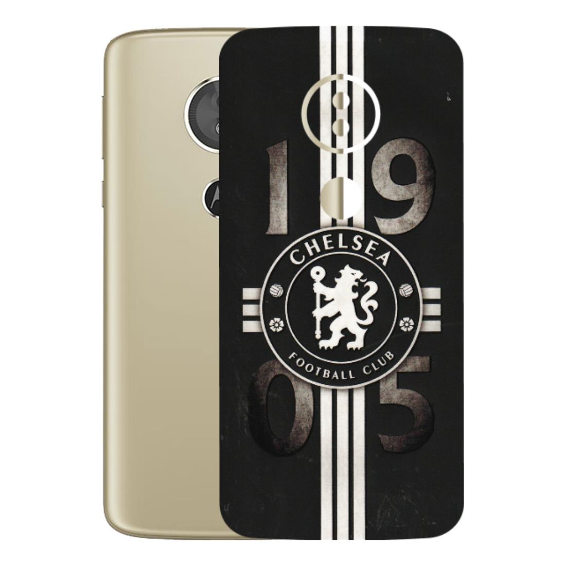 Motorola Phone Skins (All Models) - Chelsea Fan Club - 3D Embossed Finish (L-36) Motorola Moto E5