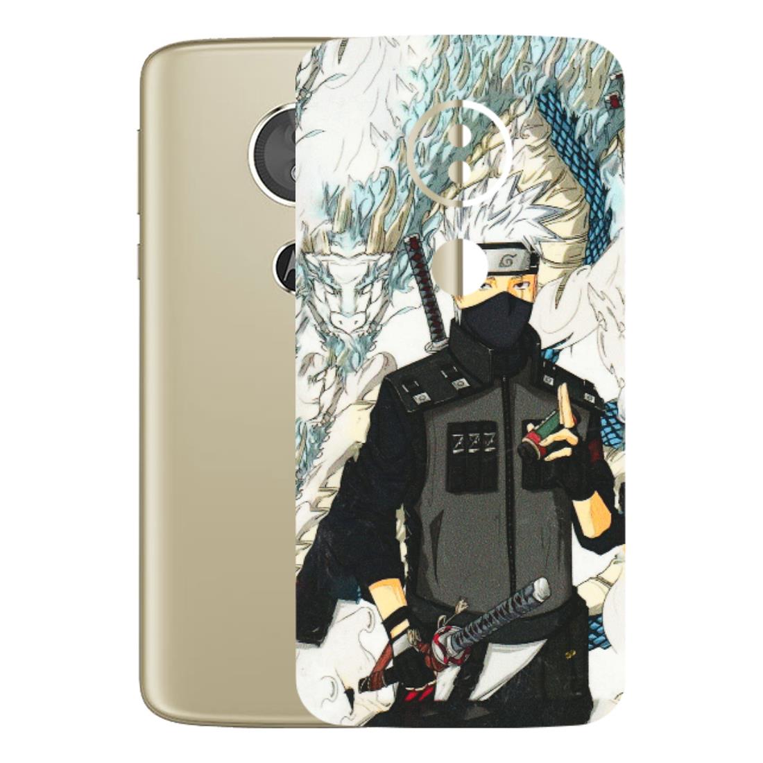 Motorola Phone Skins (All Models) - Kakashi Hatake Naruto Anime - 3D Embossed Finish (L-46) Motorola Moto E5