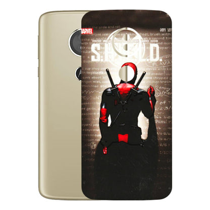 Motorola Phone Skins (All Models) - Deadpool - 3D Embossed Finish (L-56) Motorola Moto E5