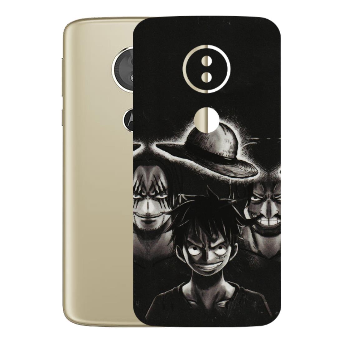 Motorola Phone Skins (All Models) - Black Luffy Hat - 3D Embossed Finish (L-57) Motorola Moto E5