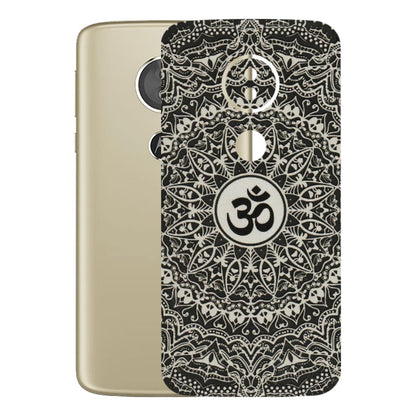 Motorola Phone Skins (All Models) - Aum Elegant Mandala - 3D Embossed Finish (L-62) Motorola Moto E5