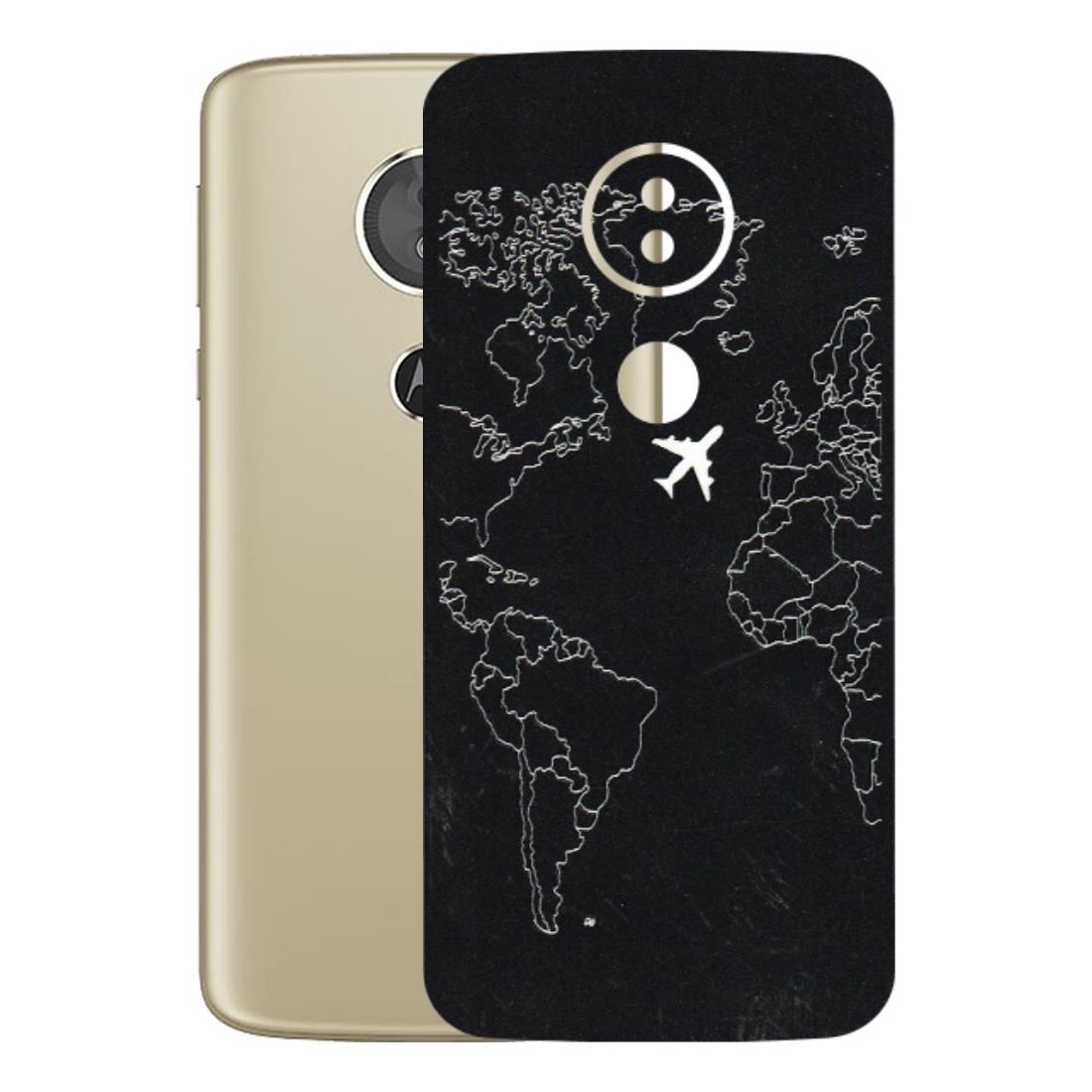 Motorola Phone Skins (All Models) - Never Ending Travel - 3D Embossed Finish (L-79) Motorola Moto E5