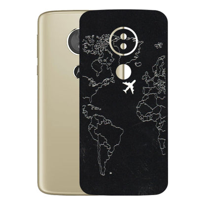 Motorola Phone Skins (All Models) - Never Ending Travel - 3D Embossed Finish (L-79) Motorola Moto E5