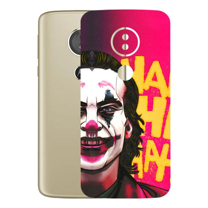 Motorola Phone Skins (All Models) - Joker Evil Laugh - 3D Embossed Finish (L-97) Motorola Moto E5