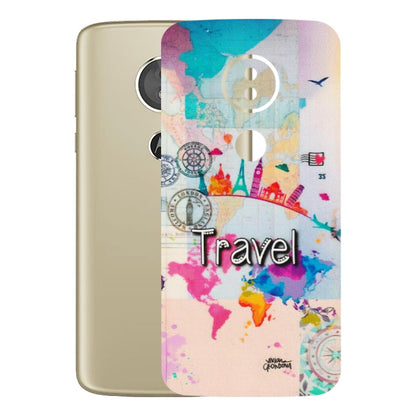 Motorola Phone Skins (All Models) - Travel The Wonders - Matte Finish (M-108) Motorola Moto E5