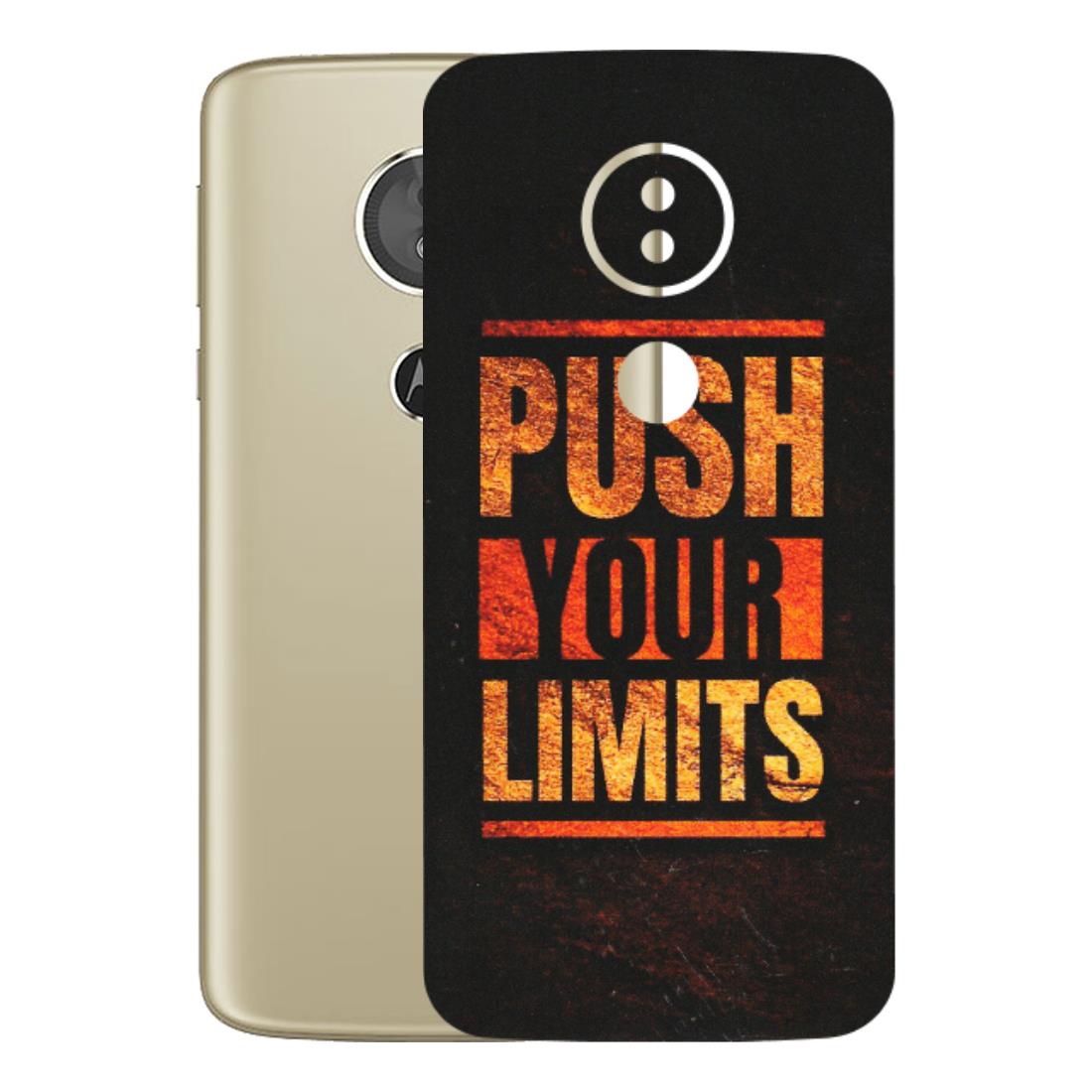 Motorola Phone Skins (All Models) - Push Your Limits - Matte Finish (M-118) Motorola Moto E5