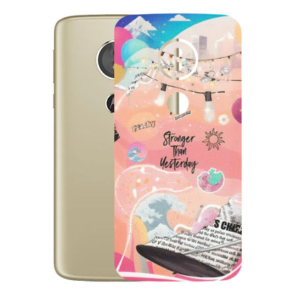 Motorola Phone Skins (All Models) - Stronger Then Yesterday - Matte Finish (M-128) Motorola Moto E5