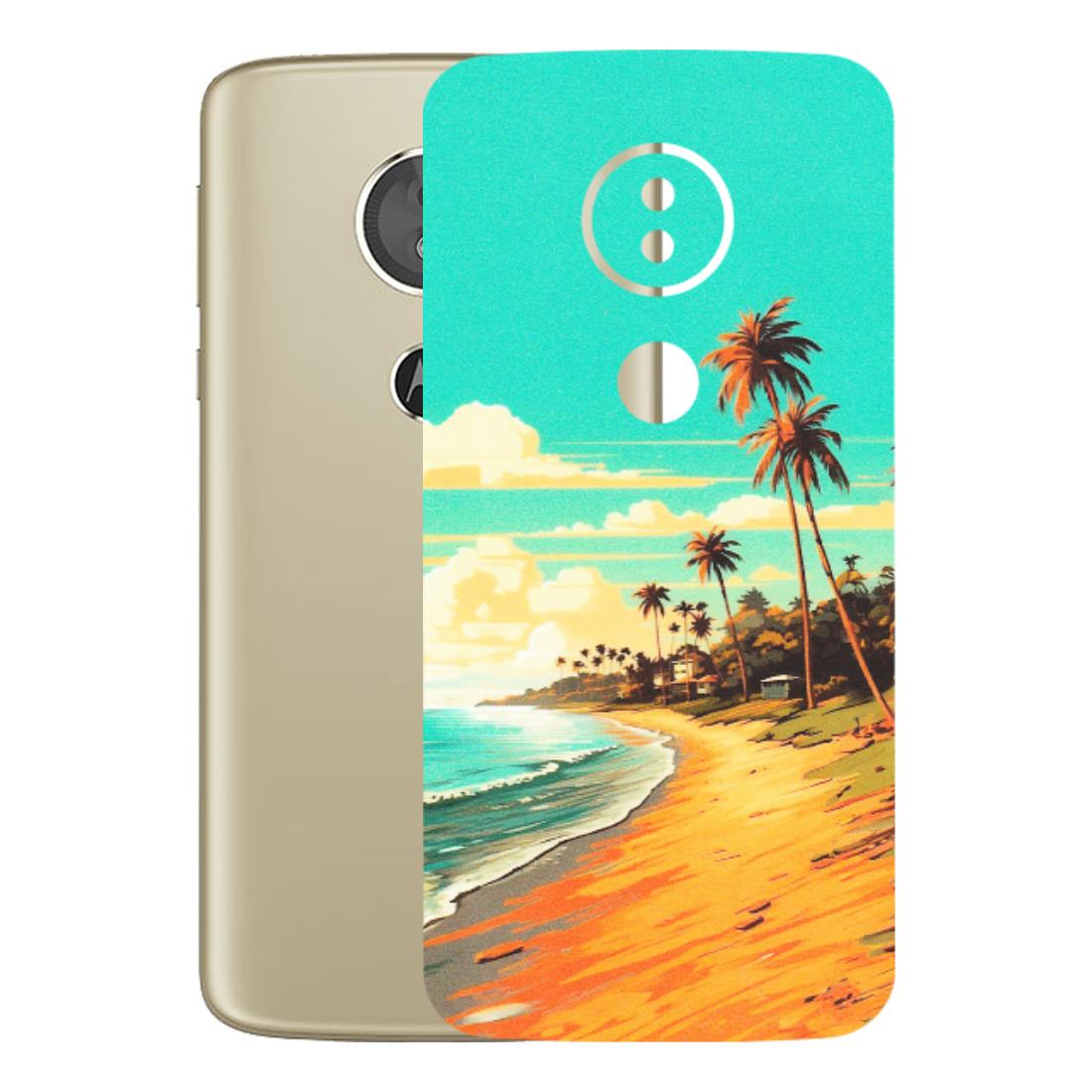 Motorola Phone Skins (All Models) - Miami Beach - Matte Finish (M-136) Motorola Moto E5